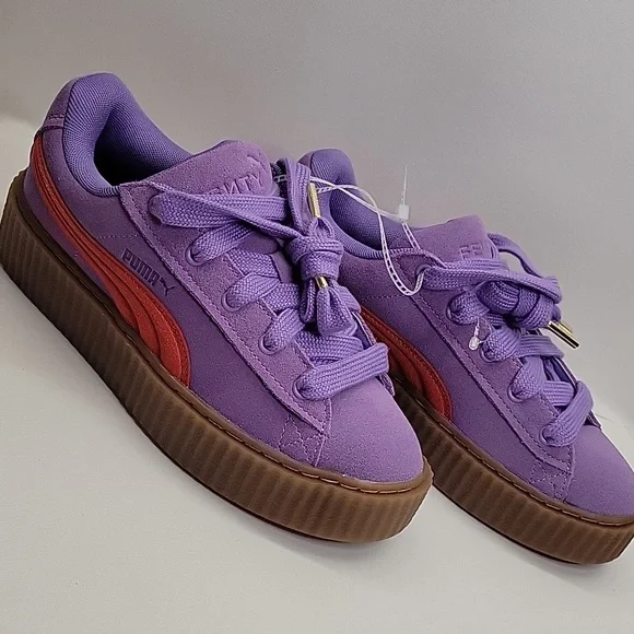 NWOB FENTY x PUMA Creeper Phatty Lavender Burnt Red Size US 8 - Picture 16 of 16